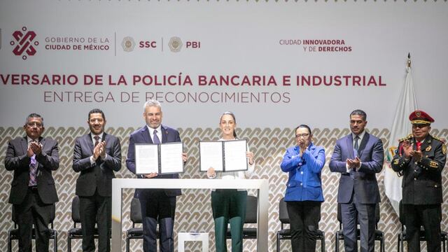 Firma del convenio entre CDMX y Michoacán