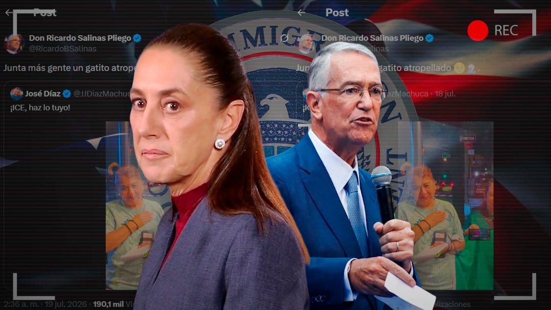 “Es una ofensa a México”: Sheinbaum critica a Salinas Pliego por llamado al ICE