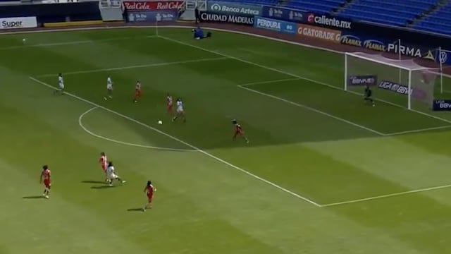 El gol de otro mundo que se vio en el Puebla vs Necaxa de la Liga MX Femenil