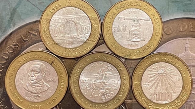Monedas 100 pesos