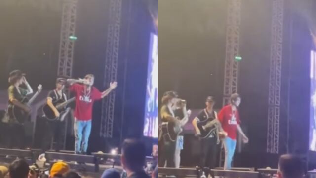 Natanael Cano explota contra su equipo por falla de audio y aplica la de Paulina Rubio