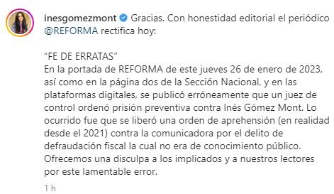 Publicación de Inés Gómez Mont