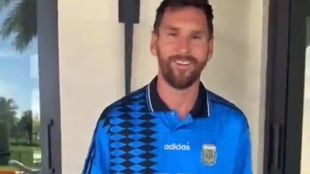 Lionel Messi y el brutal homenaje que le rindió a Diego Maradona.