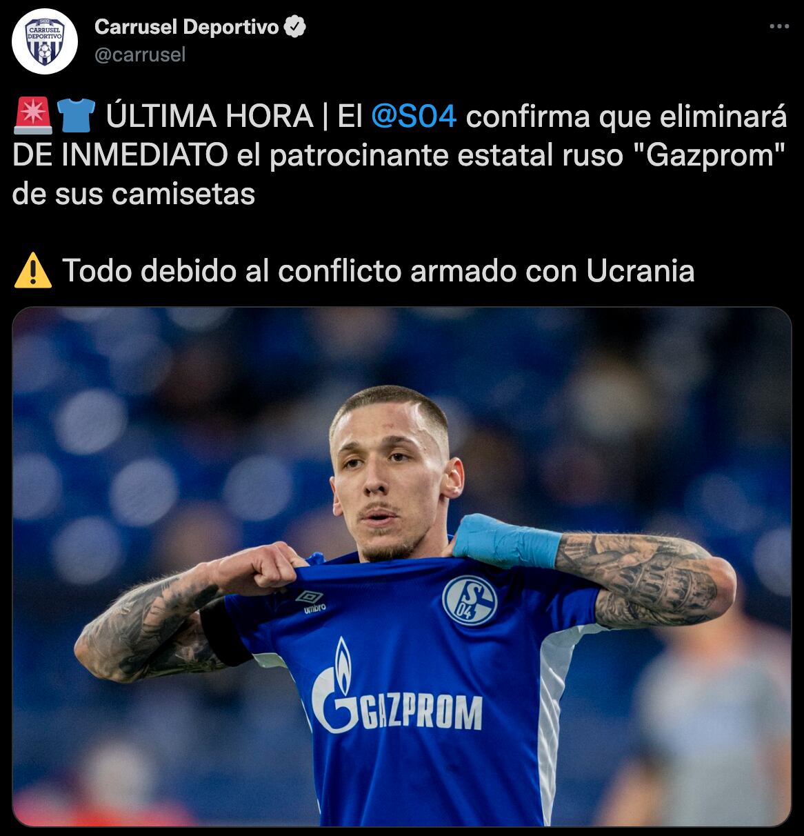 Shalke 04 rompe con patrocinador