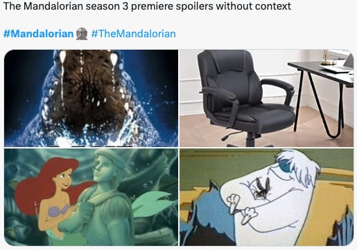 Memes festejan la tercera temporada de The Mandalorian