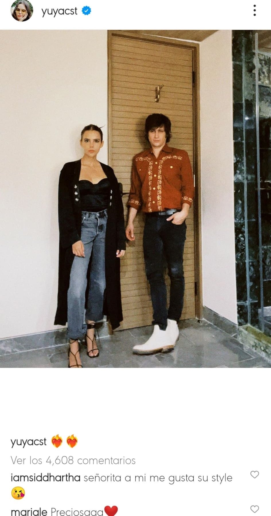 Yuya y Siddhartha demuestran su amor en Instagram.