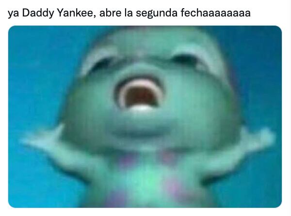 Meme de boletos agotados para Daddy Yankee