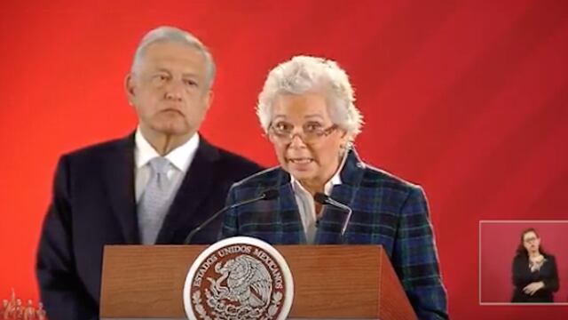 Andrés Manuel López Obrador y Olga Sánchez Cordero
