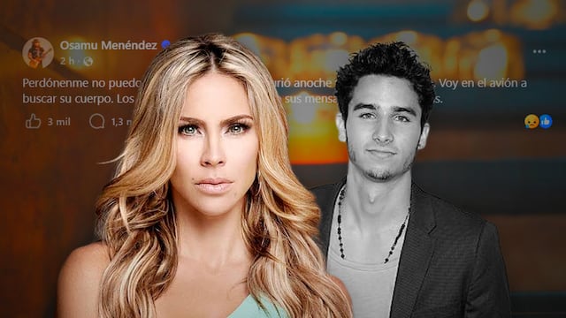 Confirman muerte de Mauro Menéndez, hijo de Aylin Mujica