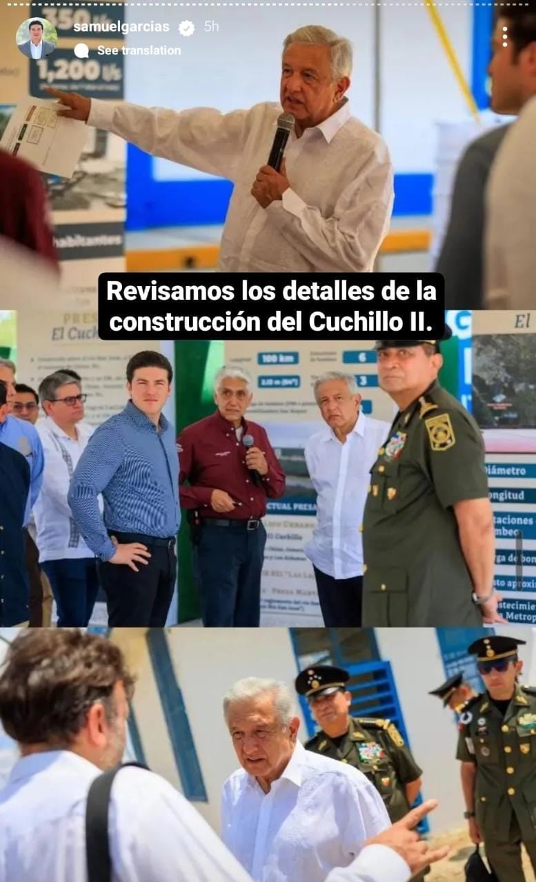 Samuel García sobre visita de AMLO