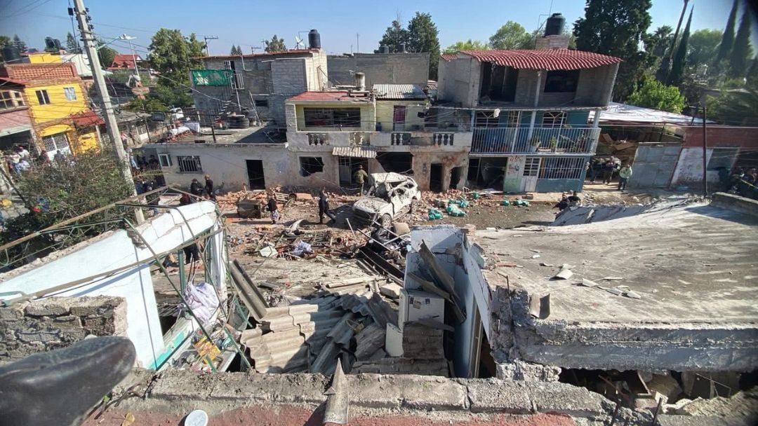 Explosión por fuga de gas deja 12 heridos en Coacalco