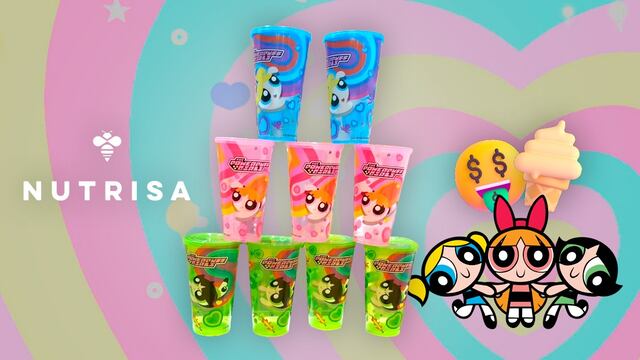 Vasos coleccionables de Las Chicas Superpoderosas en Nutrisa