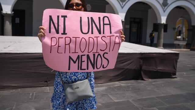 Protesta por el asesinato de Elena Ferral.