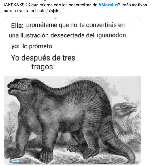 Memes sobre 'Morbius'