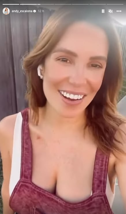 Andrea Escalona habla de su parto.