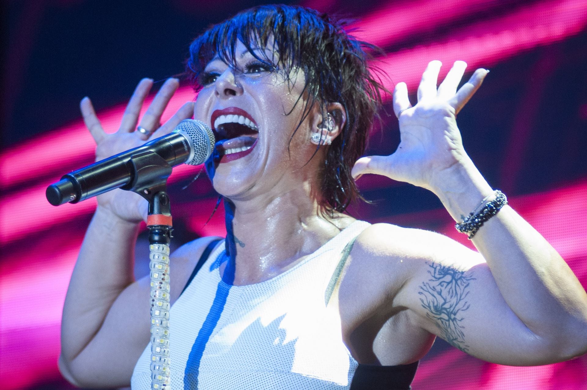 Alejandra Guzmán, cantante.
