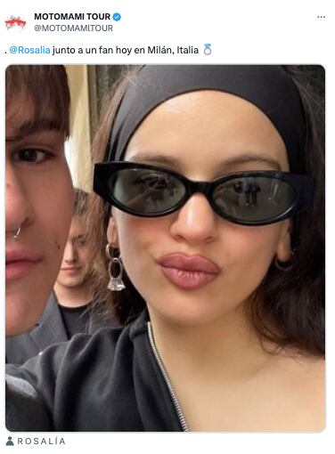 Rosalía es vista con su anillo de compromiso