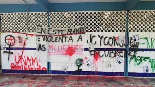 Pintas en CCH Azcapotzalco.