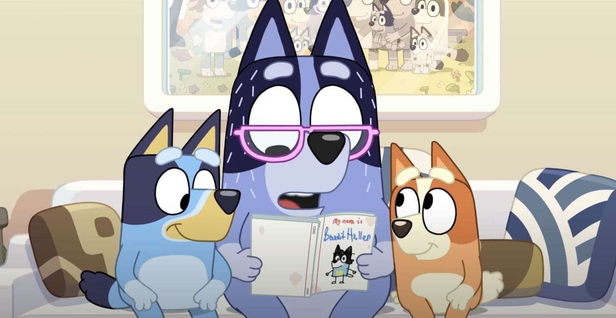 La carta de Bandit Heeler, el papá de Bluey