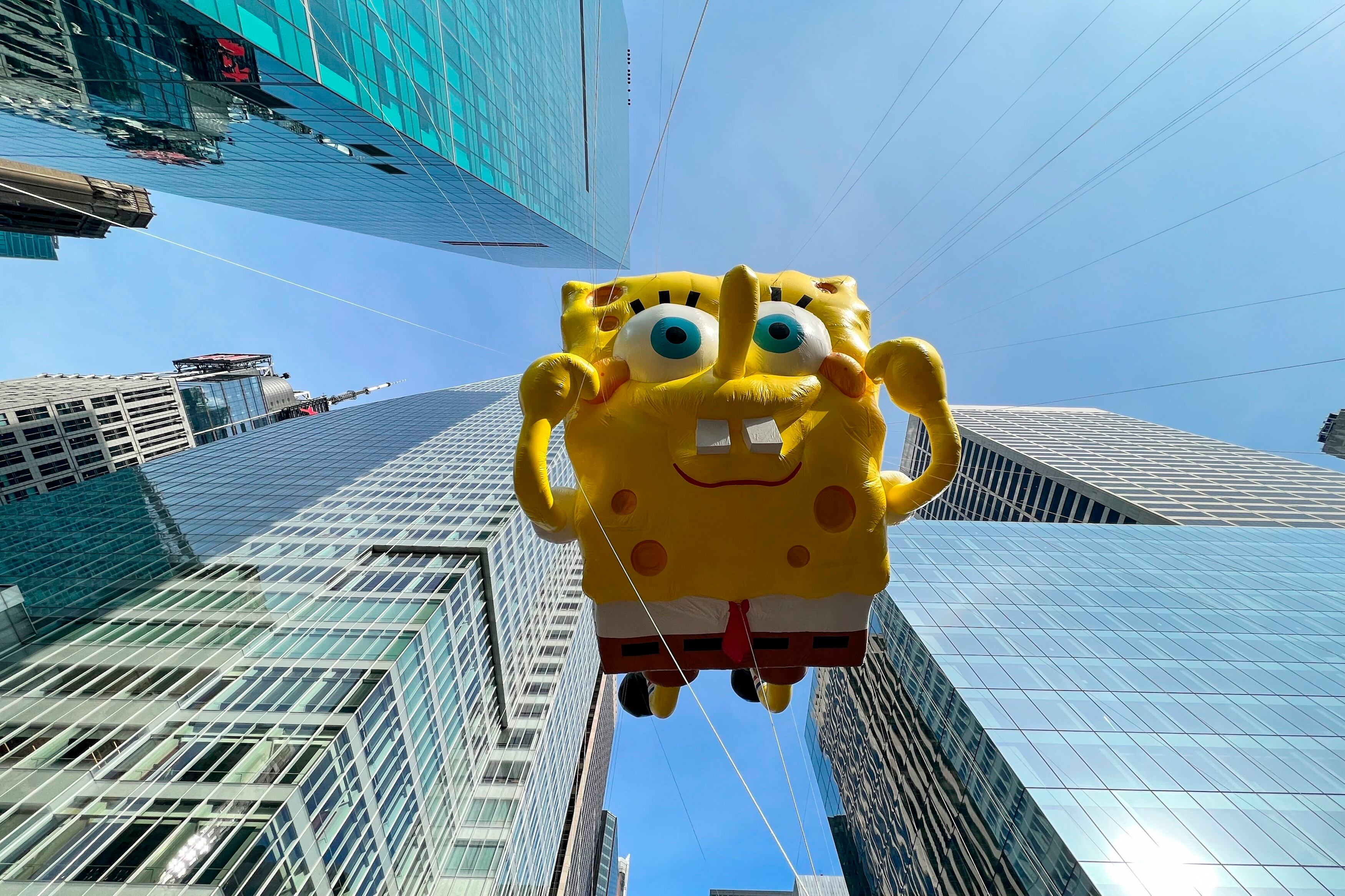 Bob Esponja Desfile del Día de Acción de Gracias