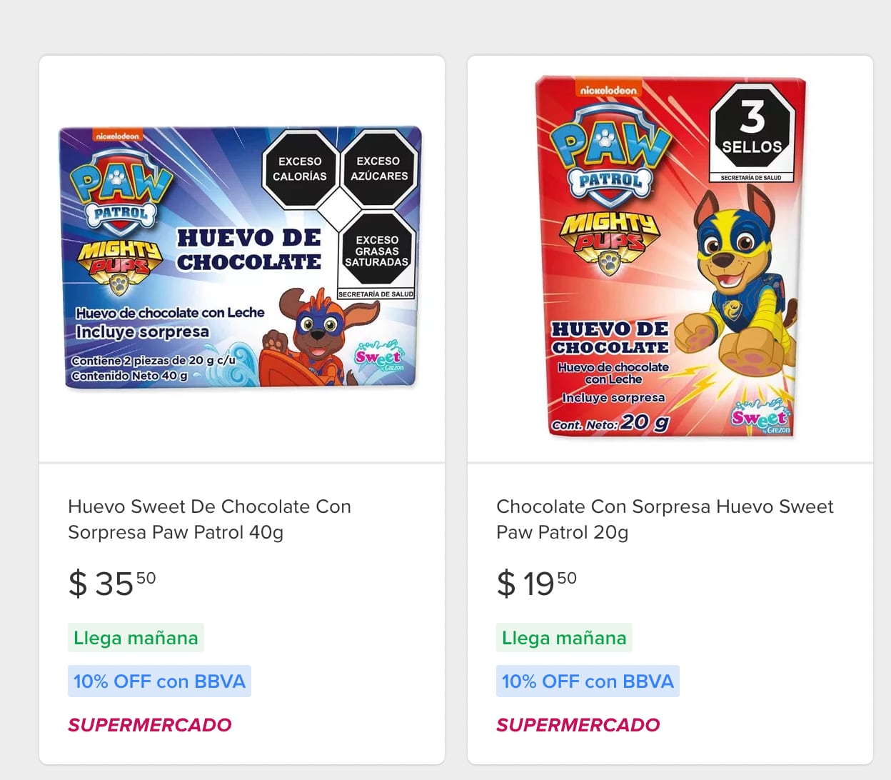 Huevo Paw Patrol La Súper Película