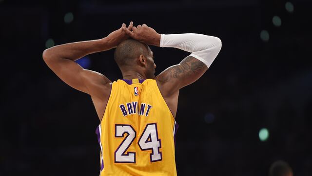 Imagen de 2014 de la estrella del basketball Kobe Bryant, quien murió este 26 de enero en un accidente aéreo.