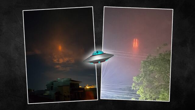 Luces extrañas en el cielo de Villahermosa