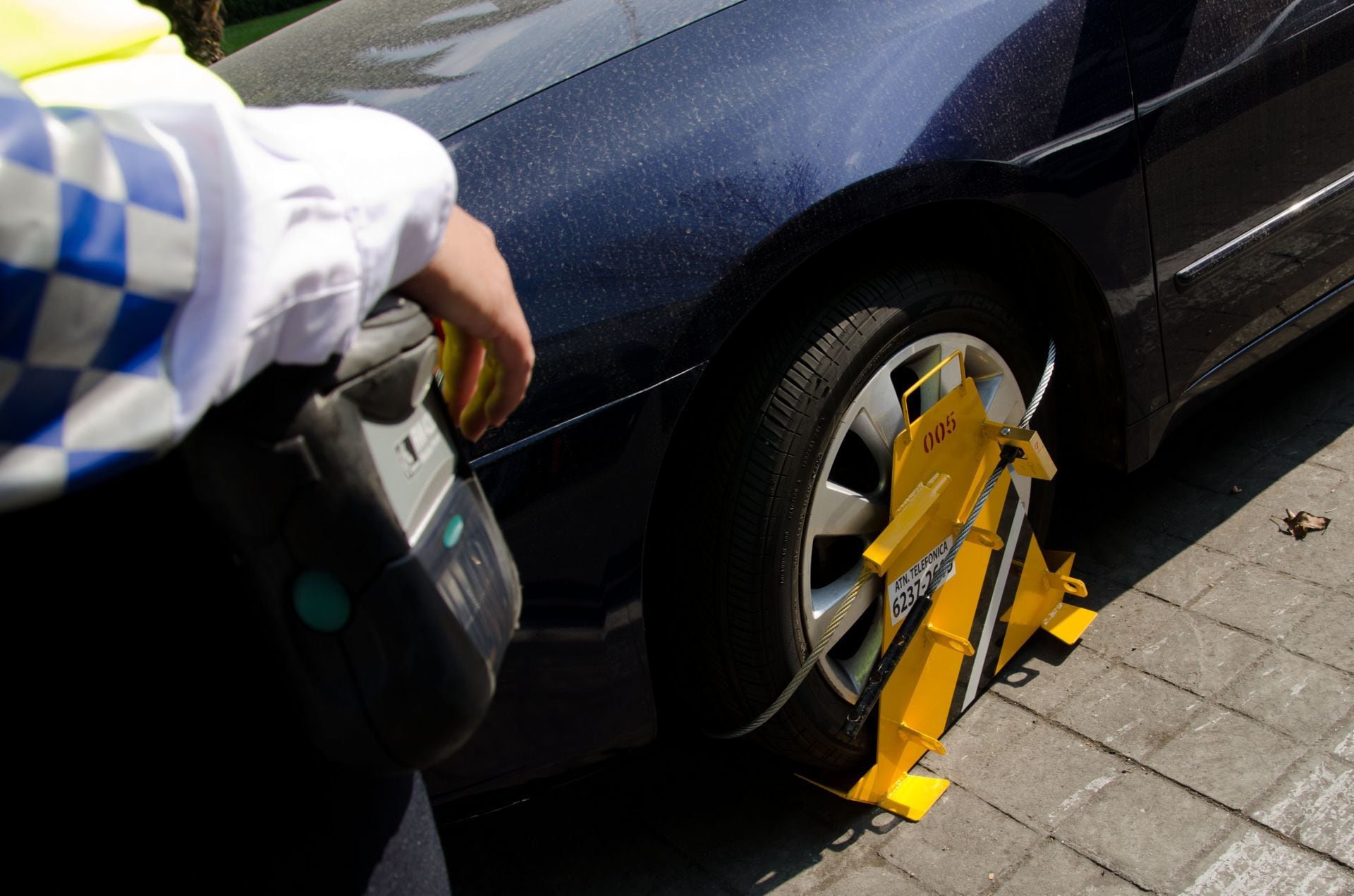 "Araña" por infracción de tránsito en CDMX