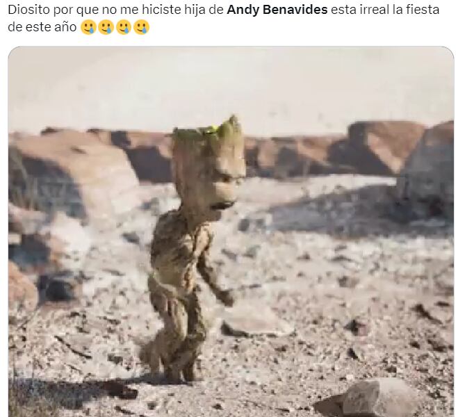 Memes de la fiesta de Andy Benavides