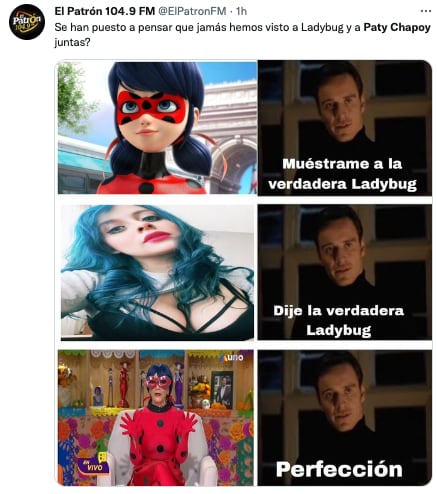 Memes de Paty Chapoy como Ladybug