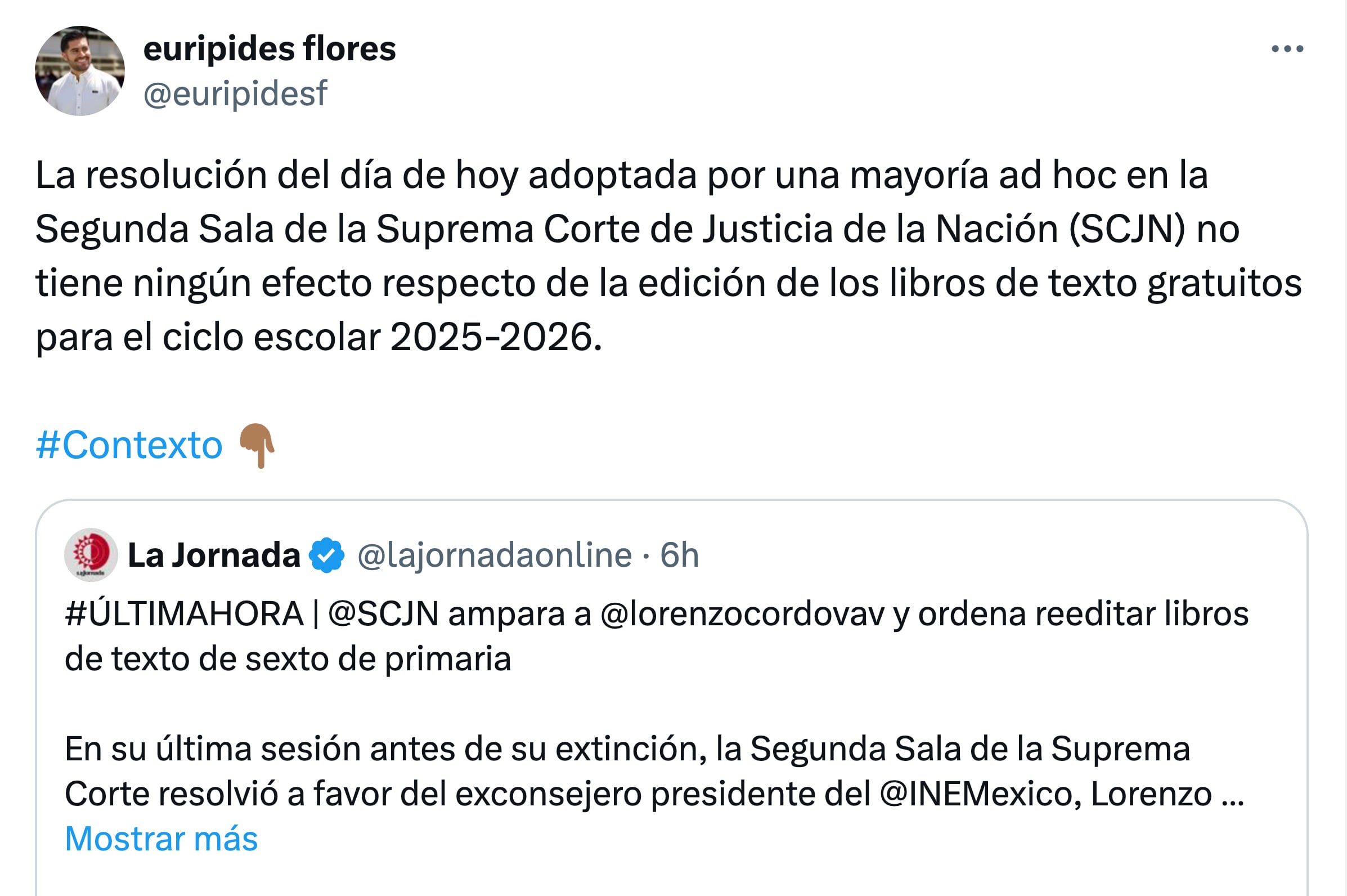 SEP, libros de texto gratuitos y Lorenzo Córdova