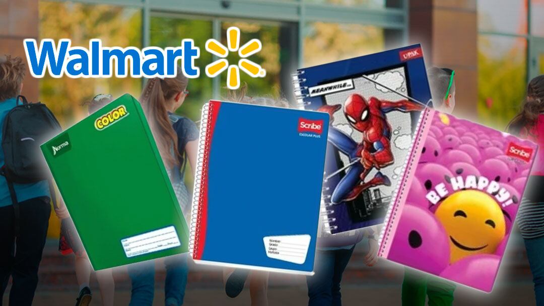 4 opciones de cuaderno profesional en Walmart por menos de 70 pesos para el regreso a clases 2025