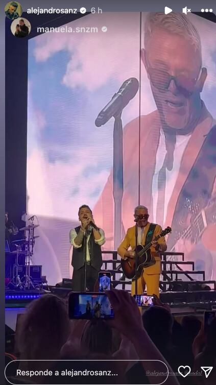 Alejandro Sanz llevó a Christian Nodal como su invitado sorpresa en su concierto de Guadalajara