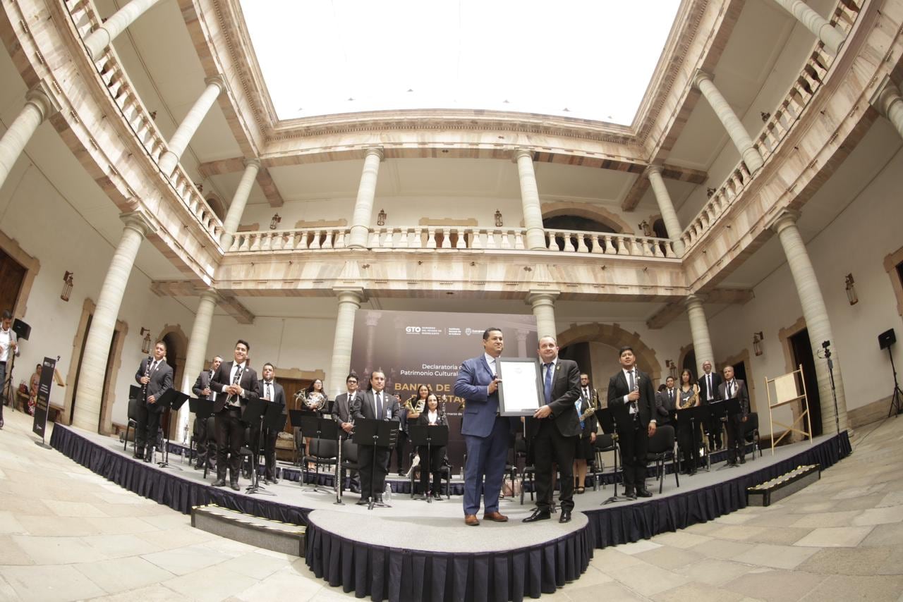 Banda de música recibe reconocimiento de Patrimonio Cultural Intangible