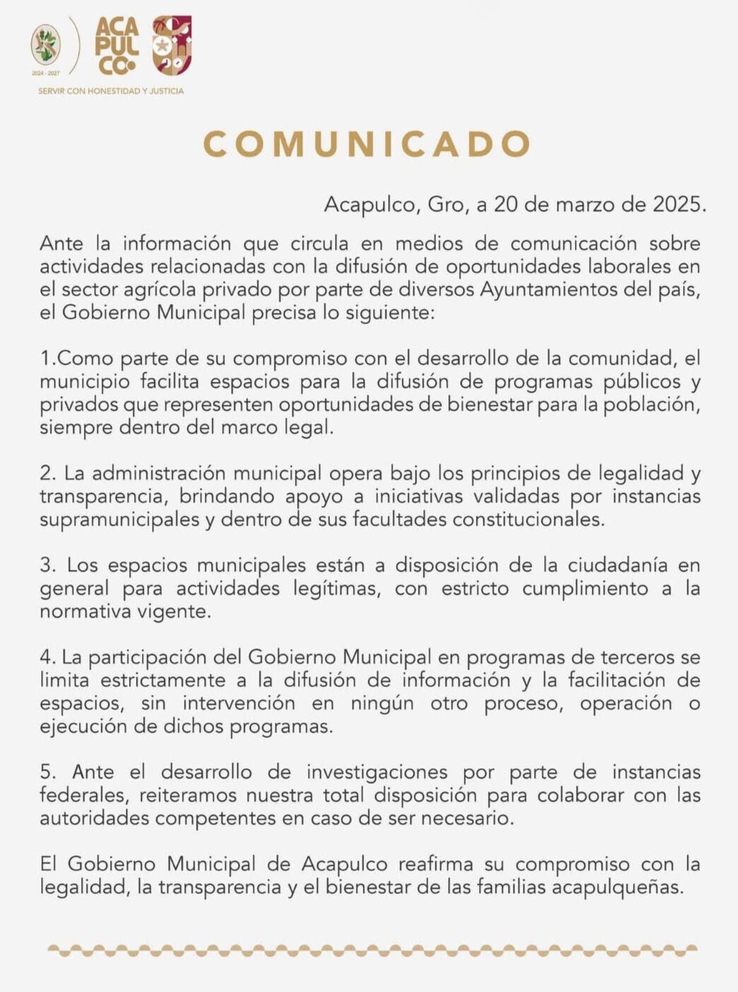 Señalan a Abelina Rodríguez, alcaldesa de Acapulco, por posible envío de trabajadores con la empresa Big Force Academy al rancho Izaguirre