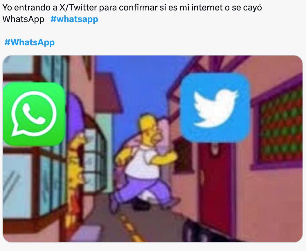 La caída de WhatsApp inspira memes