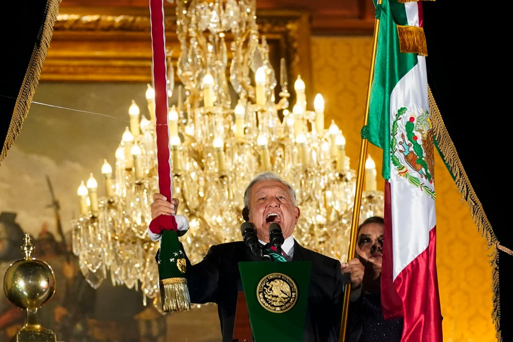 AMLO da el Grito de Independencia 2024