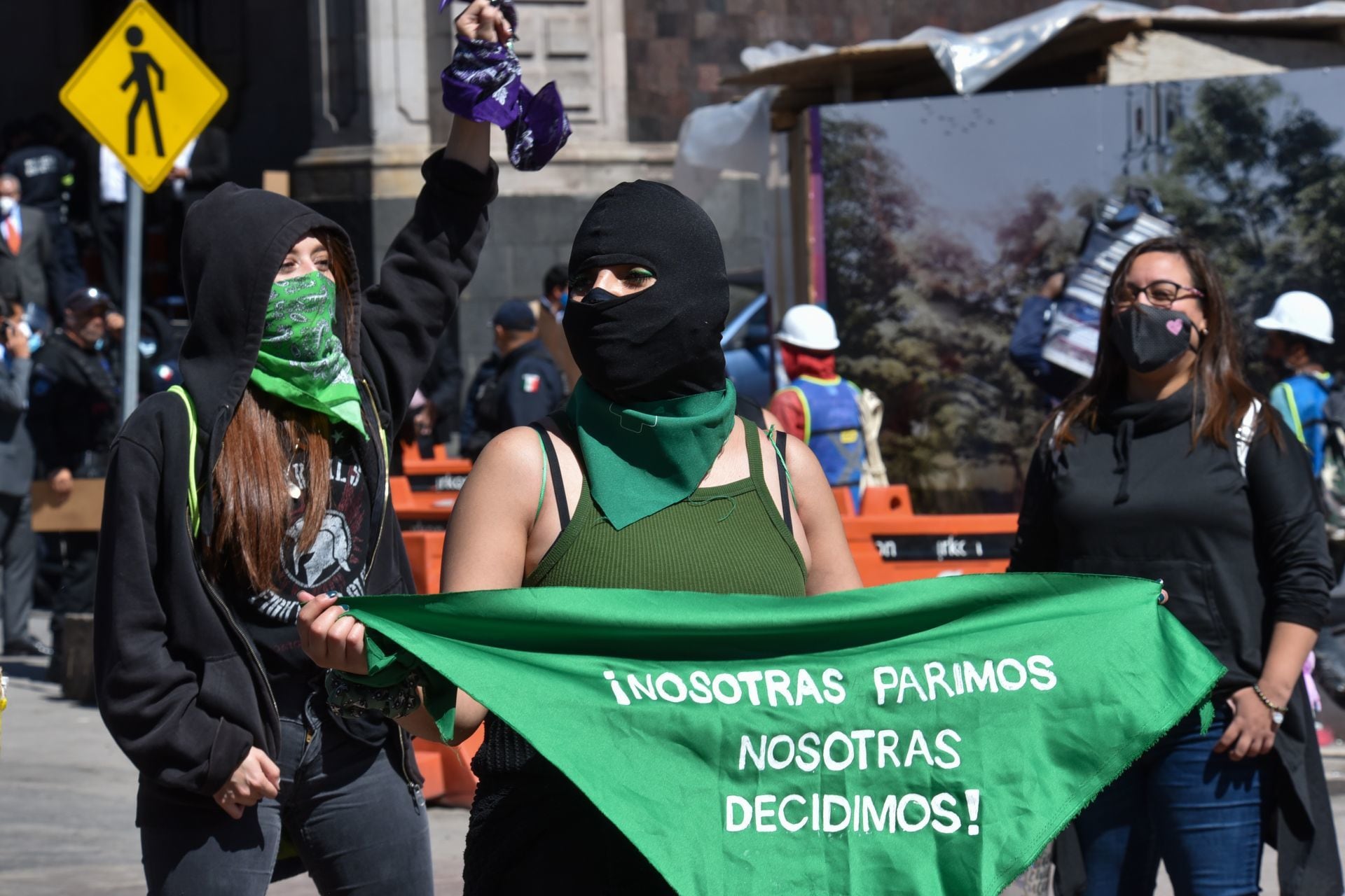 Protesta por el aborto legal