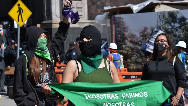 Protesta por el aborto legal