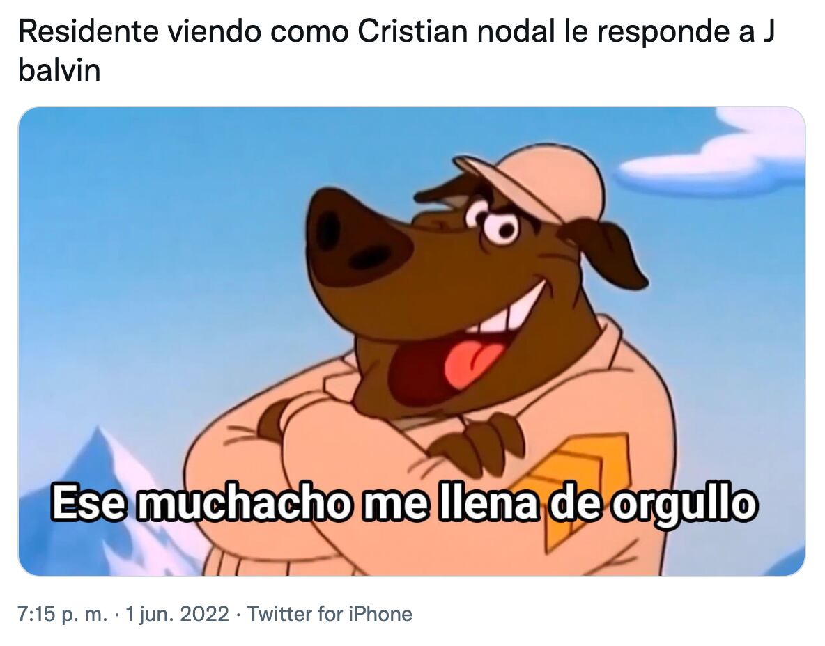 Meme J Balvin y Christian Nodal