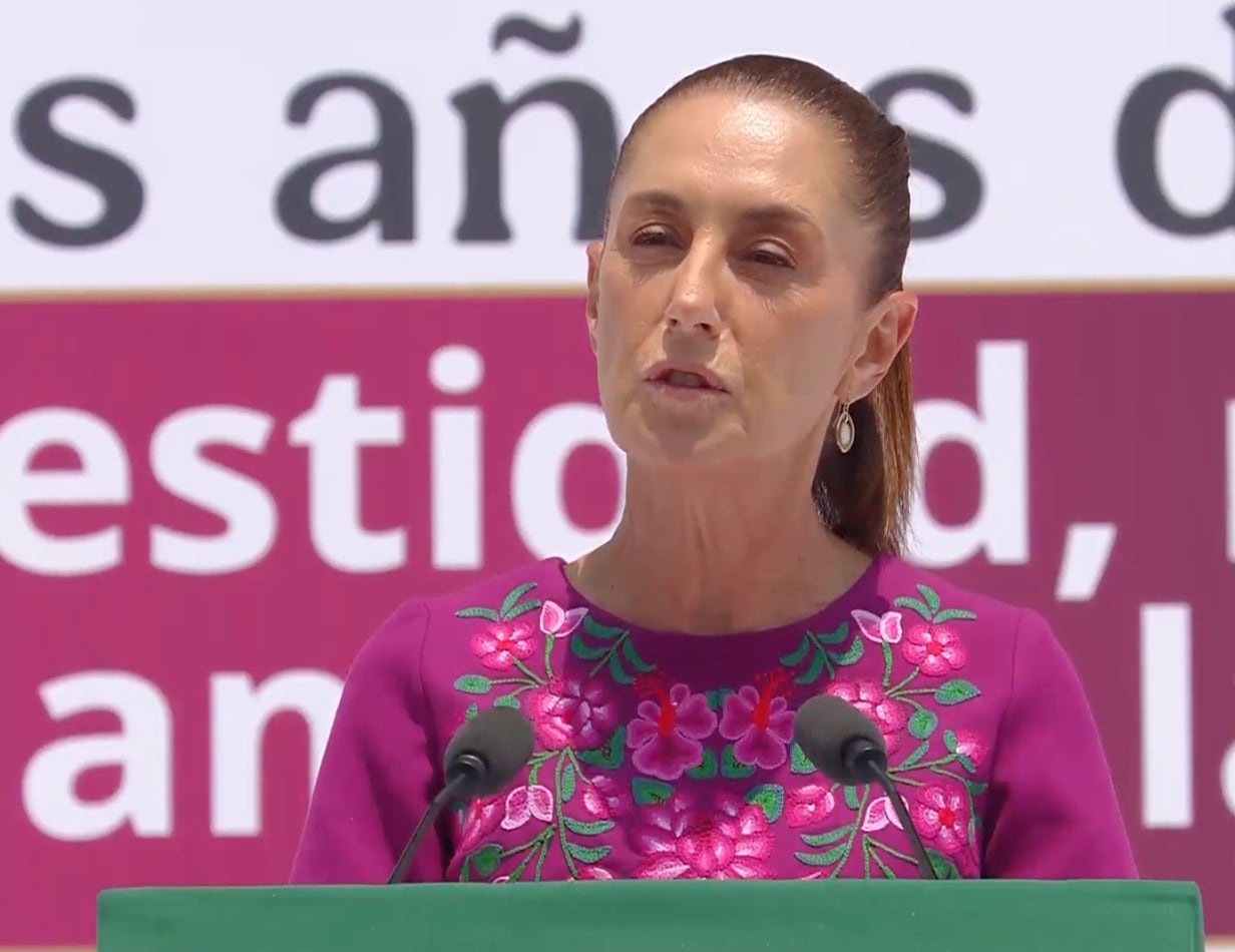 Claudia Sheinbaum en segundo informe de gobierno