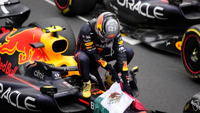 Checo Perez GP de Mónaco (AP Photo/Daniel Cole)