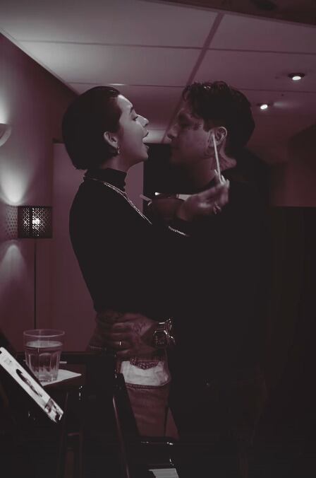 Christian Nodal y Ángela Aguilar