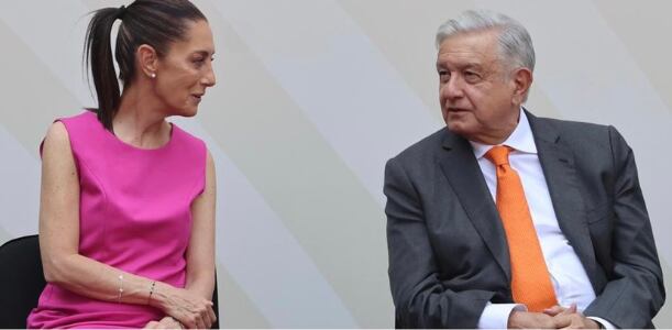 Claudia Sheinbaum y AMLO