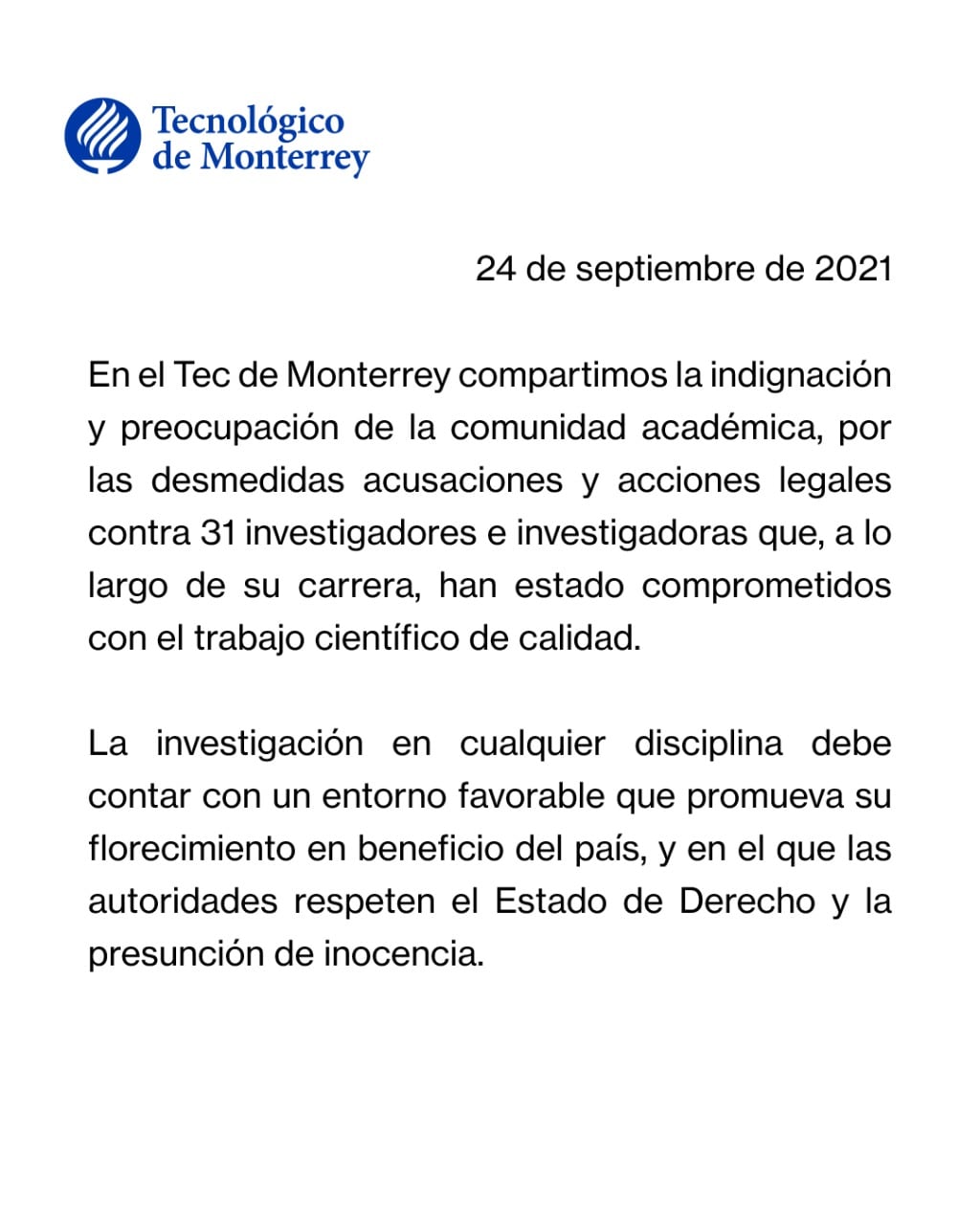 Tec de Monterrey sobre el Conacyt