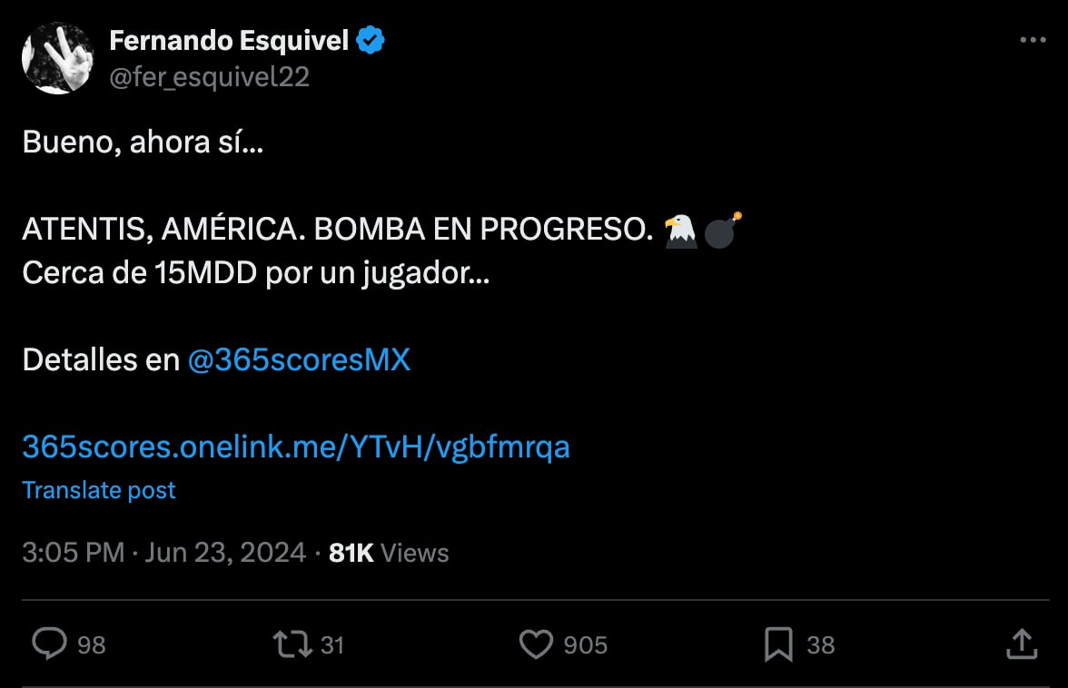 X de Fernando Esquivel