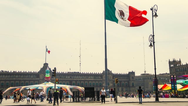Zócalo del Centro Histórico en la Ciudad de México