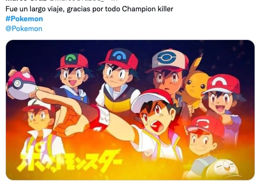 Festejan con memes que Ash Ketchum ganó un campeonato después de 25 años