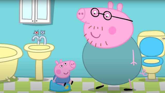 El capítulo de Peppa Pig donde George aprende a ir al baño