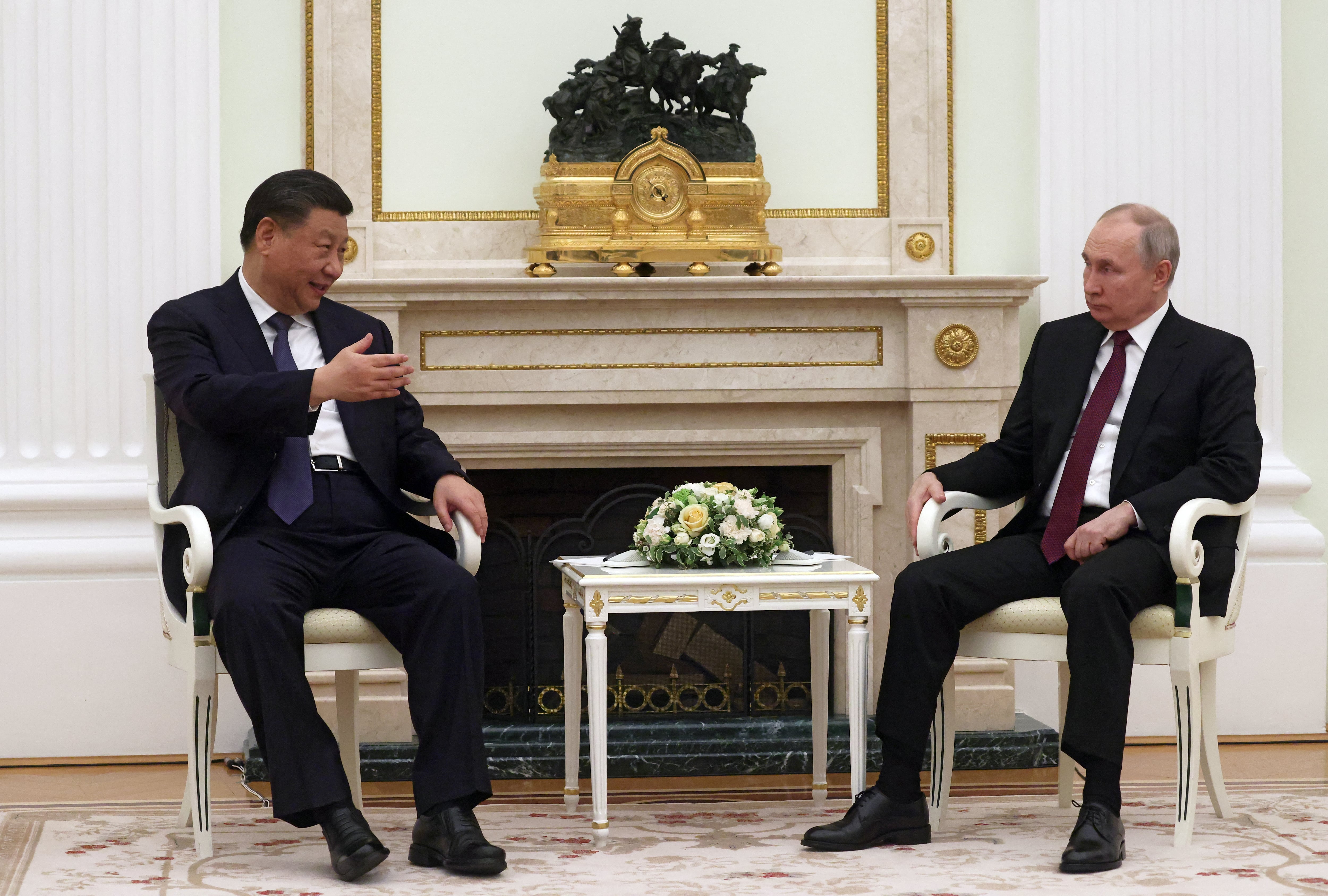 Guerra Rusia Ucrania, Xin Jinping se reúne con Vladimir Putin en Moscú, Rusia
